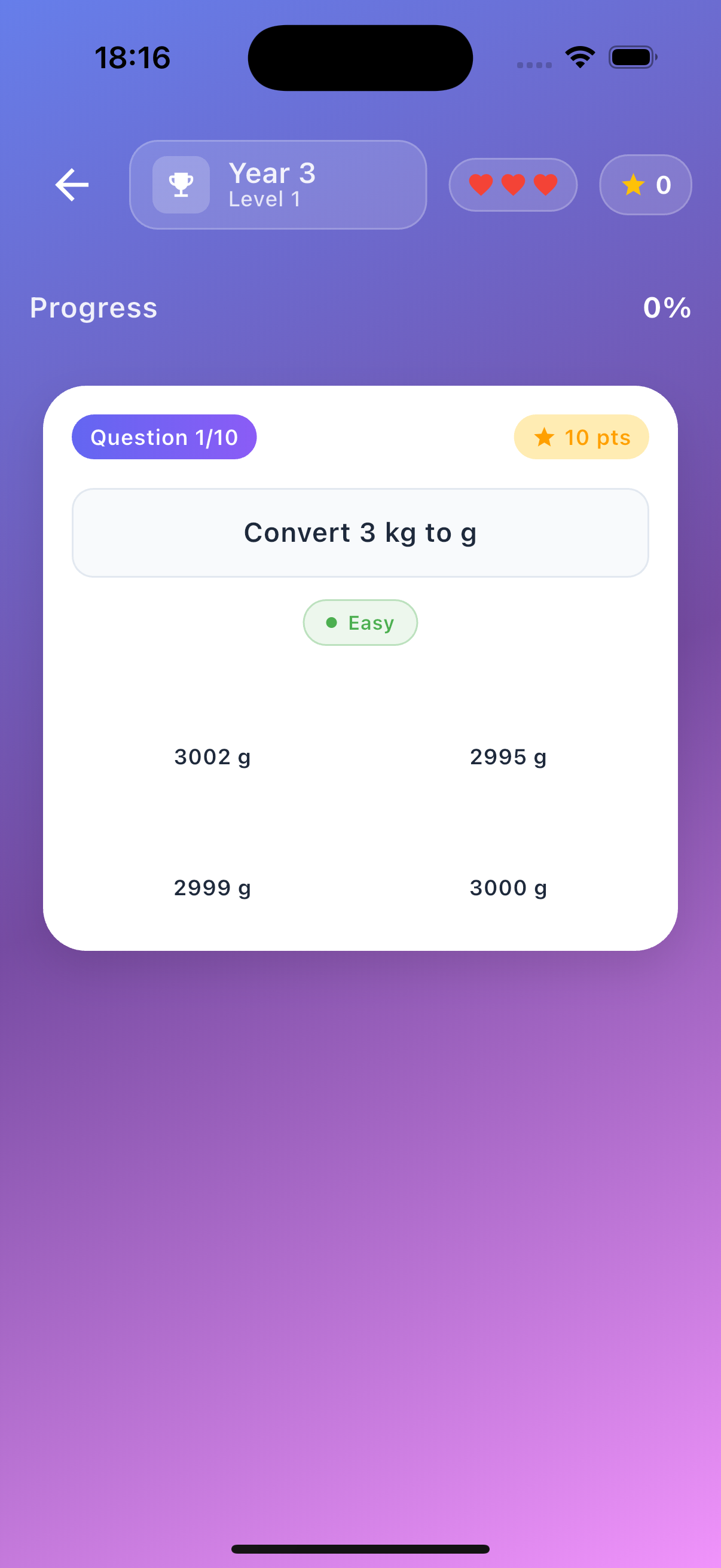 Challenge question